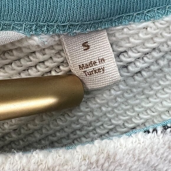 Soft Surroundings Women's Asya Top Striped Knit Sweater Front Pockets Size Small - Picture 3 of 7